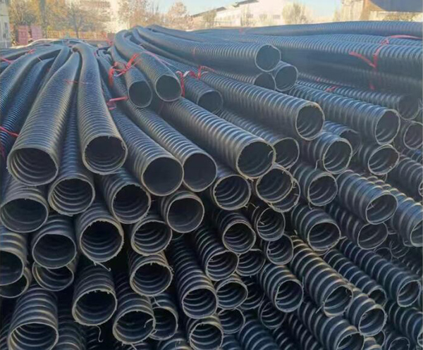 塑料波紋管貨到工地